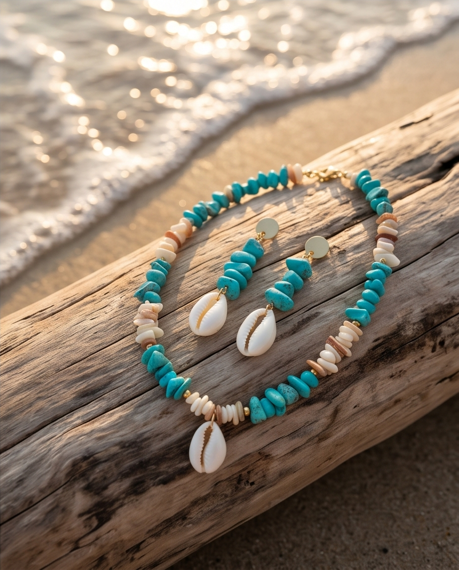 Boho Chic Tropical Necklace