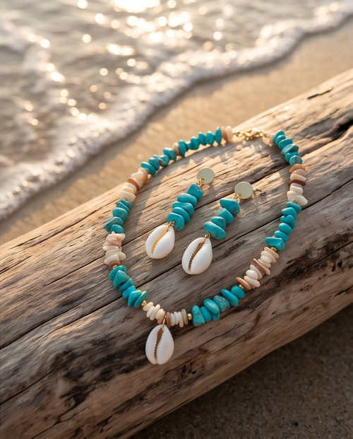 Boho Chic Tropical Necklace
