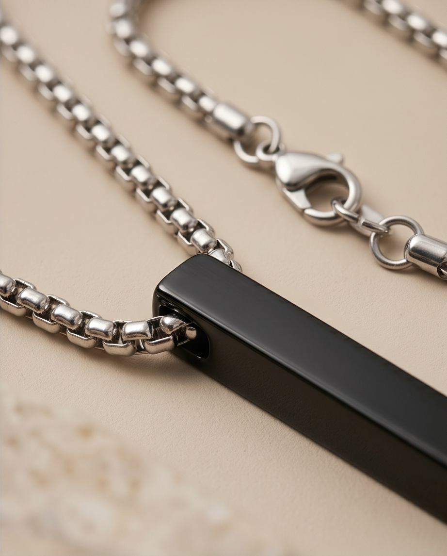Downtown Collection – Set de Cadena y Pulsera Masculina