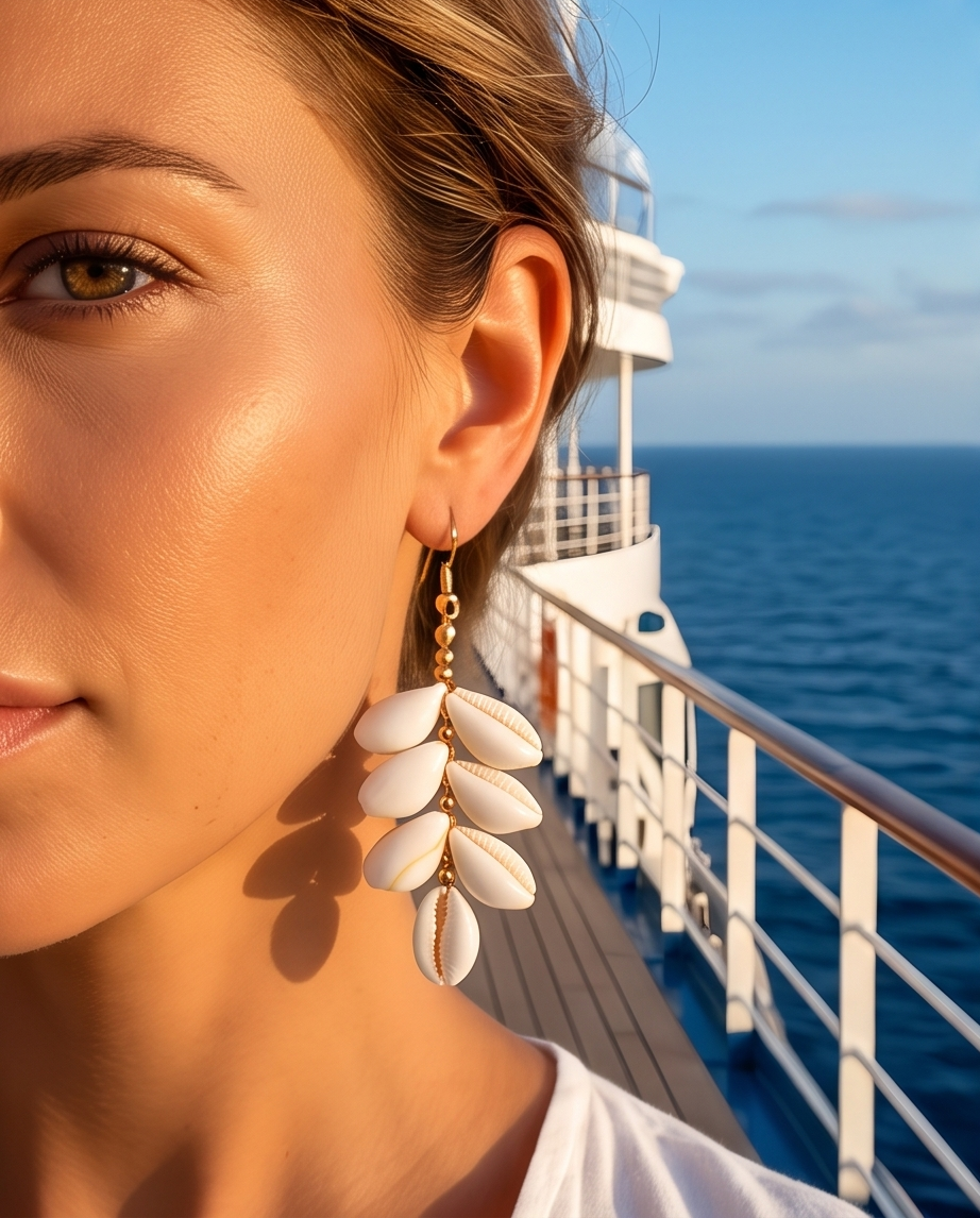 Isla Earrings 🐚✨